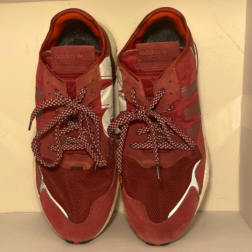 Size 12 - Men’s Adidas Nite Jogger x Scotchlite 3M Burgundy 2019.